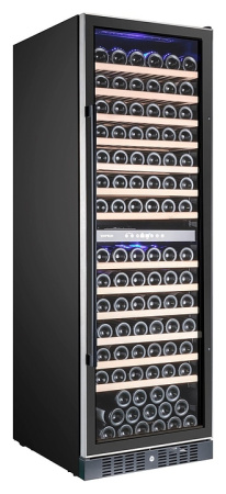 Винный шкаф Temptech Premium WP180DCB двухзонный черный