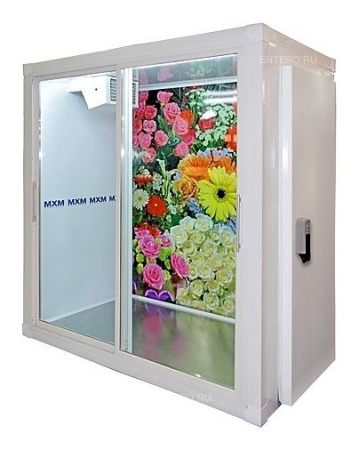 Холодильная камера замкового соединения Марихолодмаш КХ-4,41 (стеклопакет, двери купе)